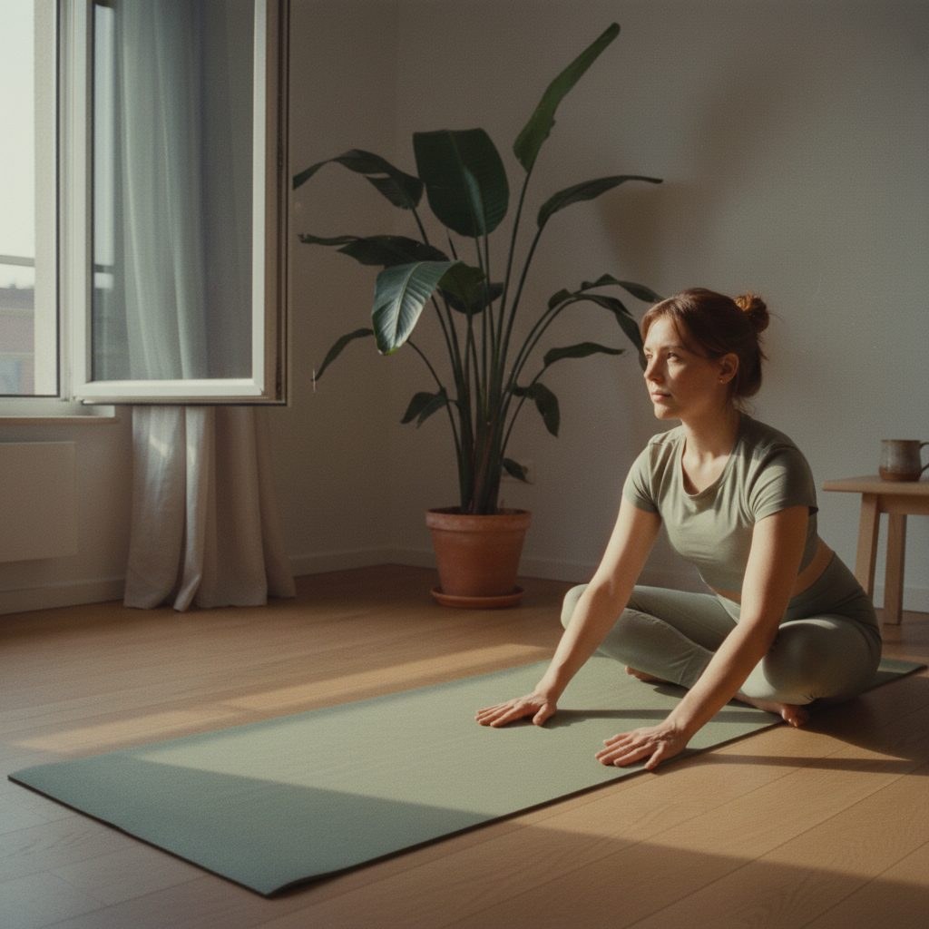 Stretching in daylight